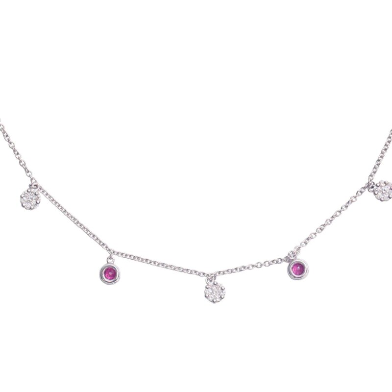 Gargantilla Rubíes