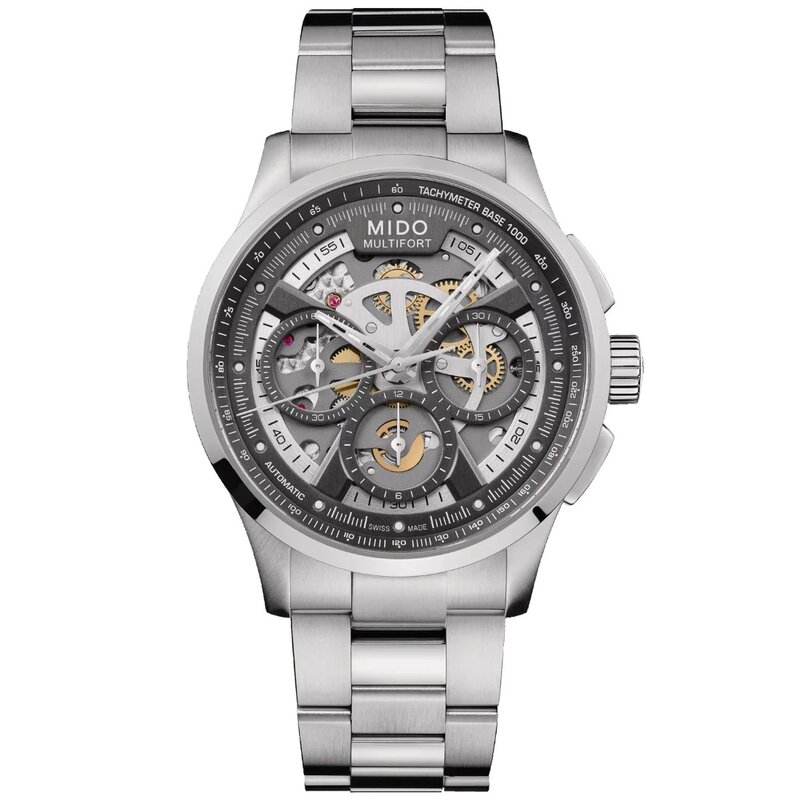 Reloj Mido Multifort Skeleton Chronograph