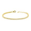 Brazalete Oro Amarillo 14k Con Diamantes