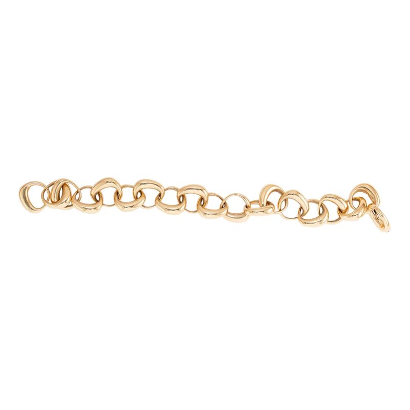 Brazalete De Eslabón Oro 14k