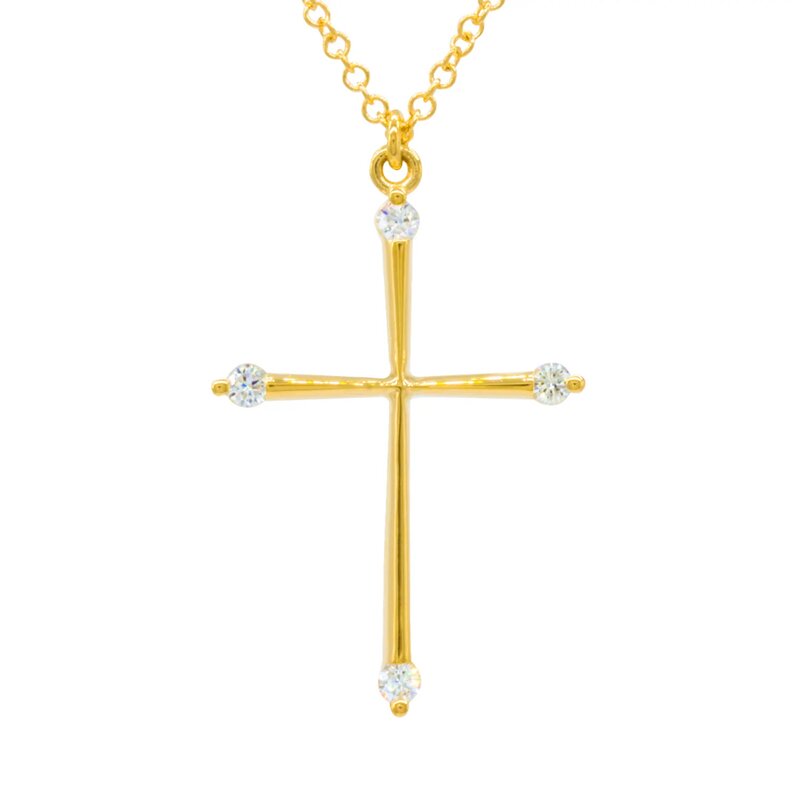 Gargantilla Oro Amarillo 14k Con Diamantes