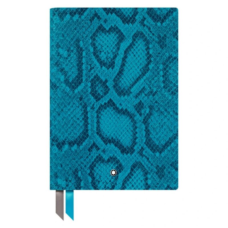 Cuaderno Montblanc 146 Python Print Hawaiian Blue