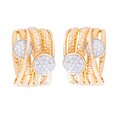 Aretes Ghiberti Jungle Spots En Oro 14k Con Diamantes