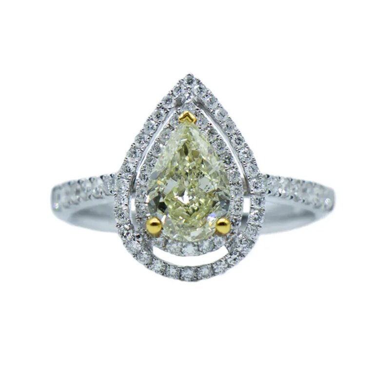 Anillo de Oro Blanco