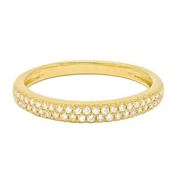 Churumbela con Diamantes de Oro Amarillo de 14k