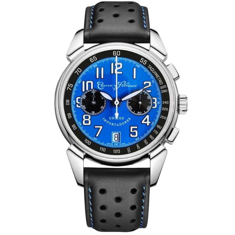 Reloj Cuervo y Sobrinos Historiador Cronógrafo Clásico