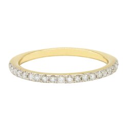 Churumbela con Diamantes de Oro Amarillo de 14K