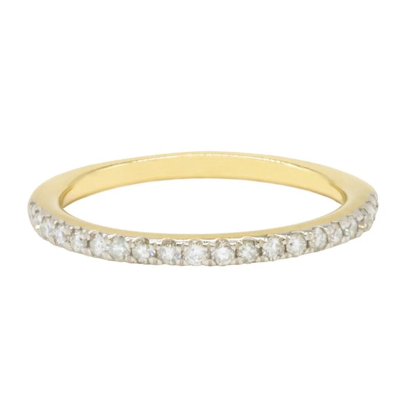 Churumbela con Diamantes de Oro Amarillo de 14K