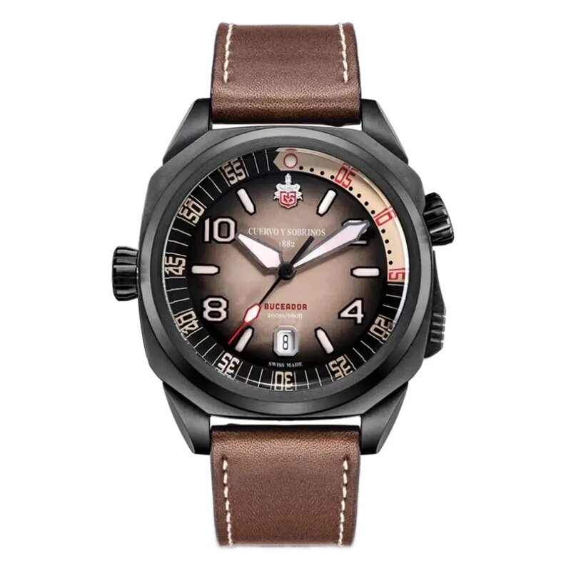 Reloj Cuervo y Sobrinos Buceador Caribe