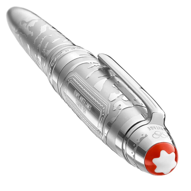 Pluma Fuente Montblanc Meisterstück x Olympic Heritage Chamo