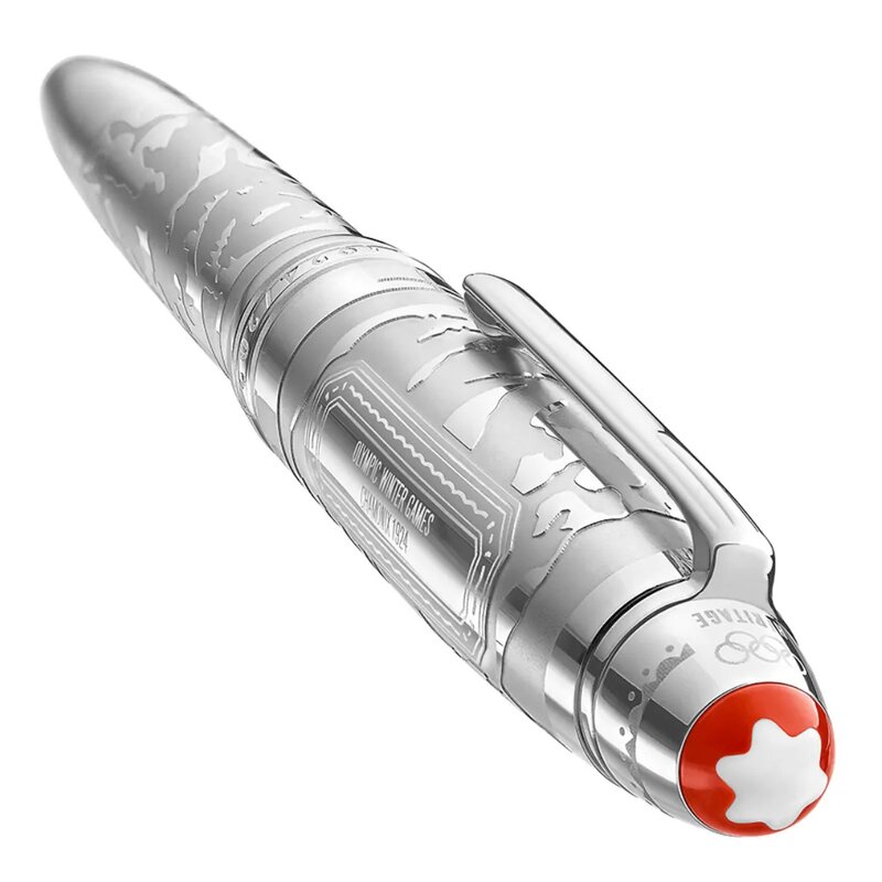 Pluma Fuente Montblanc Meisterstück x Olympic Heritage Chamo