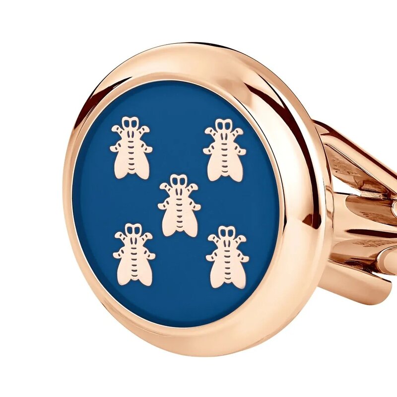 Gemelos Montblanc Redondos De Acero