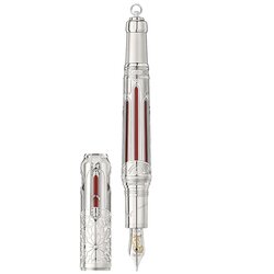 Pluma Fuente Montblanc Edición Escritores Homenaje a Victor