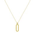 Gargantilla Oro Amarillo 14k Con Diamante