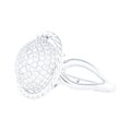 Anillo Sphere En Oro Blanco 14k Con Diamantes