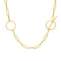 Gargantilla Oro Amarillo 14k Con Diamantes