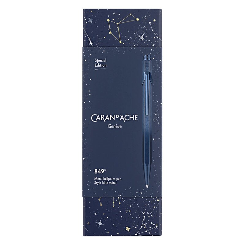 Bolígrafo Caran d'Ache 849 Cosmic Blue Edición Especial