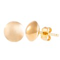 Aretes Botón Tipo Stud En Oro 14k