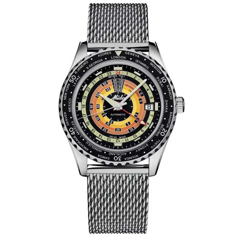 Reloj Mido Ocean Star Decompression Worldtimer Edición Espec