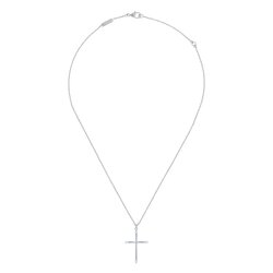 Gargantilla Oro Blanco 14k Con Diamantes