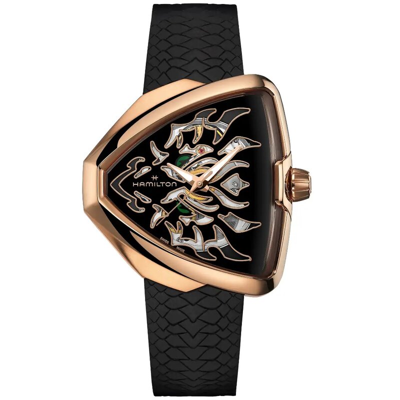 Reloj Hamilton Ventura Elvis80 Skeleton Dragon
