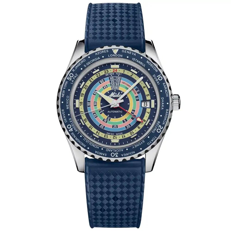 Reloj Mido Ocean Star Decompression Worldtimer Edición Espec