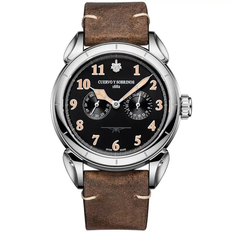 Reloj Cuervo y Sobrinos Vuelo Emilio Carranza Bicompax