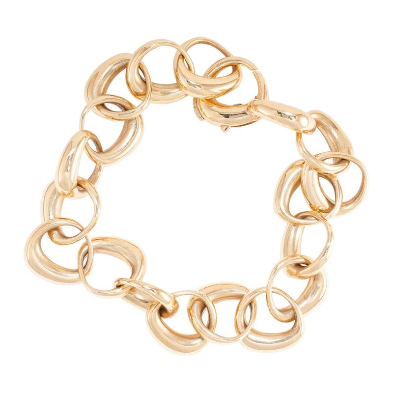 Brazalete De Eslabón Oro 14k
